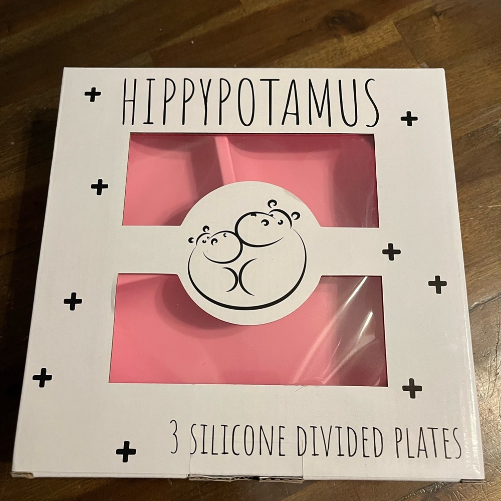 Silicone suction cup baby plates